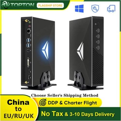 New 9th Gen Intel Desktop Gaming PC Core i9 i7 i5 GTX 1660 1060 1050Ti 2*DDR4 Mini Computer Windows 10 Pro PCIE SSD 4K DP WiFi