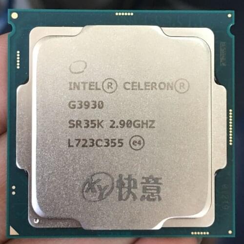 Original Intel G3930 CPU 2.9G 51W 2 Cores 2 Threads 1151 14NM HD610 DDR4 Desktop PC cpu Processor
