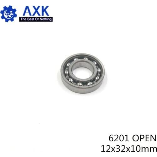 6201 Bearing 12*32*10 mm ABEC-3 P6 ( 8 PCS ) For Motorcycles Engine Crankshaft 6201 OPEN Ball Bearings Without Grease