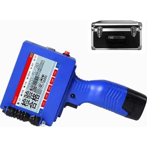 Portable Printer Handheld Inkjet Printer on Plastic Wooden Glass, 12.7mm online QR Bar batch code date number logo