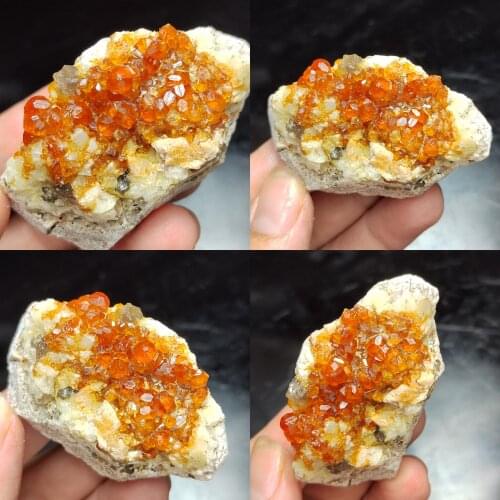 Natural garnet mineral healing energy geology teaching specimen home decoration collection accessories