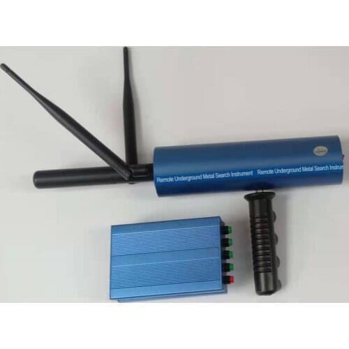 Blue Dual-antenna Remote Metal Detector AKS Underground Metal Search Scanning Target Locator
