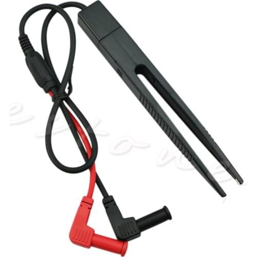 SMD SMT Chip Test Clip Lead Probe Multimeter Meter Tweezer Capacitor Resistance G08 Great Value 4