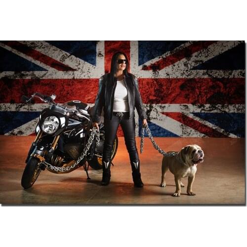 Triumph Speed Triple Motorcycle Wall Art Posters Canvas Cloth Fabric Print for Home Decor Painting