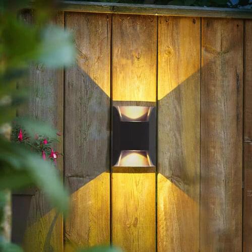 6w Aluminum Outdoor Waterproof Wall Lamp LED Wall Light Wall Sconce Decorate Light Terrace Porch Garden Light Wall Lamps RF67s