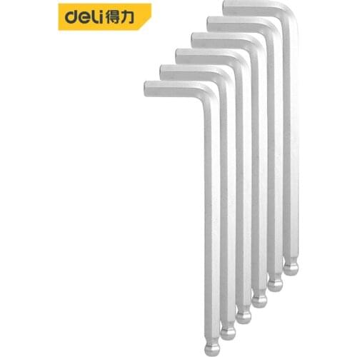 Deli Inner Hexagon Of Long Spherical Head With Fog Surface Snap Ring Hand Wire stripper Nippers Multipurpose kits multi-function