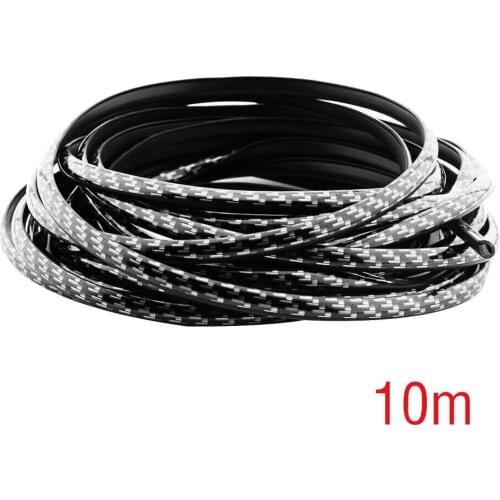 10M Carbon Fiber Rubber Strip Scratch-proof Edge Protector Shield Guard