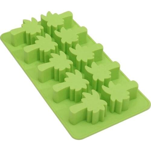 1pc Silicone Chocolate Mold DIY 10 Cavities Bear Cookie Mold Durable Candy Mold For Cake Decorating Tools Cookies Bakeware Tools