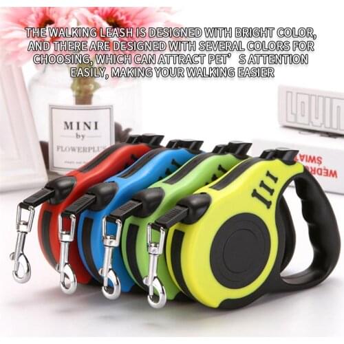 3M Pet Walking Leash Retractable Pet Running Traction Rope Nylon Animal Training Strap Pet Accessories