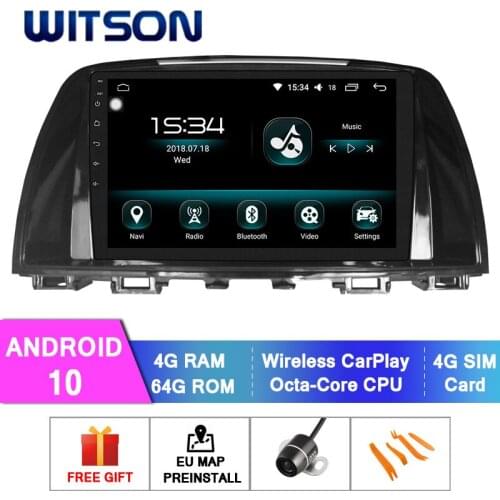 WITSON Android 10.0 CAR DVD SYSTEM for MAZDA 6 2014-2016 car dvd player link/DAB support