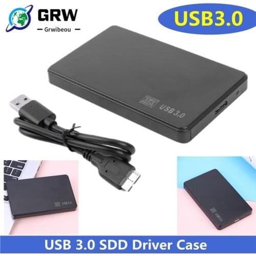 2.5 inch HDD SSD Case USB3.0 to SATA Hard Disk Box 5Gbps SD Disk Case HDD External Hard Drive Enclosure for Notebook Desktop PC