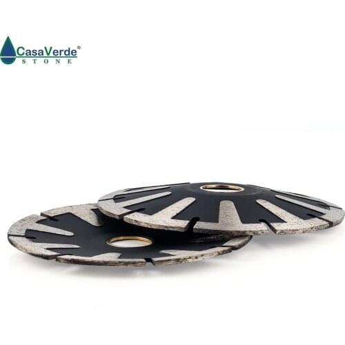 DC-TCCB01 D115mm T-Segmented Concave Blade Diamond Blade For Curved Cutting Turbo Rim 4.5" Granite Stone Cutting Diamond Tools