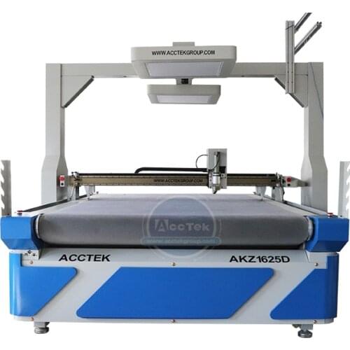 Good price High Quality auto feed table cnc oscillating Knife Rubber Cutting Machinery with projector scan