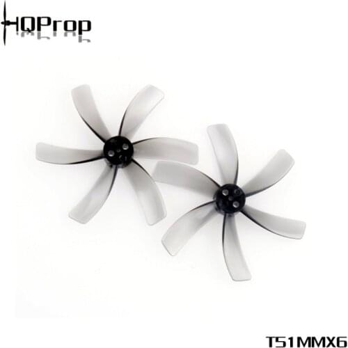 HQPROP T51MMX6 51mm 6-Blade PC Propeller for RC FPV Racing Freestyle 2inch Cinewhoop Ducted Drones Replacement DIY Parts