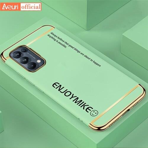 Matte PC Phone Case For OPPO K7X K3 K5 K7 A3S A5S F11 A12 A72 A73 A93 A55 Realme 7 5G X XT X2 Q2 Cover Luxury Hard 3 IN 1 Case