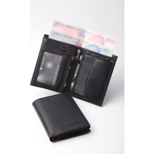 Cengiz Pakel Leather Black Male Wallet 13690TT