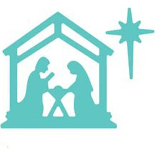 Jesus Birth Die Set Metal Cutting Dies Stencil for DIY Scrapbooking Album Embossing Paper Cards Decorative Crafts Template