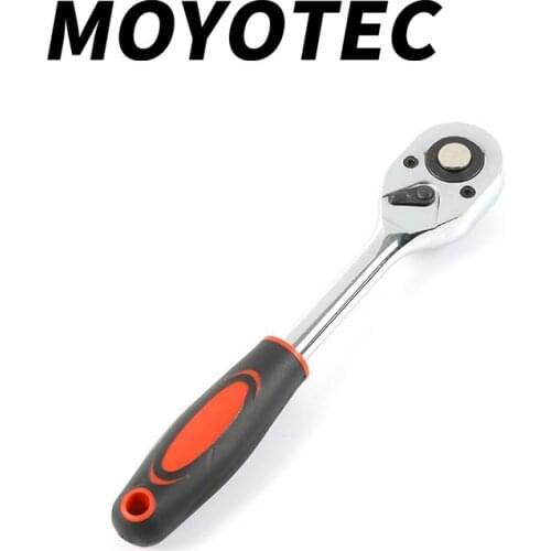 MOYOTEC Telescopic Manual Release Wrench Polished 24 Tooth Wrench 1/4" Torque and Ratchet Wrench Set
