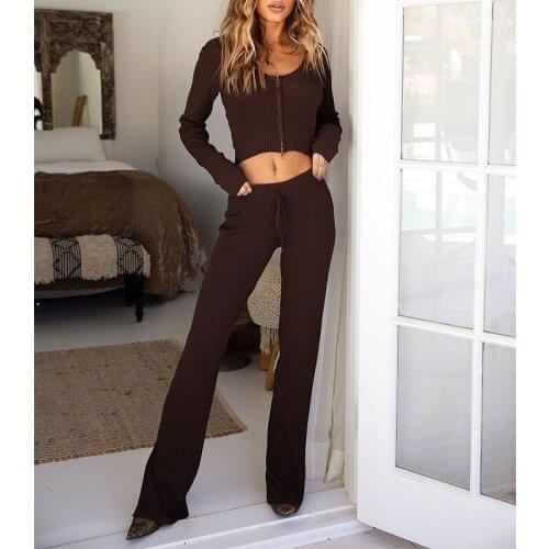 New Style Womens New Long-sleeved Cardigan Zipper Casual Suit Cardigan Zipper Casual Suit