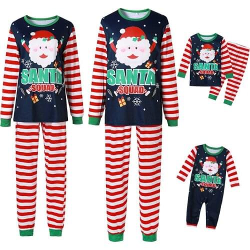 Parent-child Clothes Dad/Mom/Baby kids Clothes Suit Christmas Clothes Winter Family Pajamas Homewear Casual Sports Tracksuit