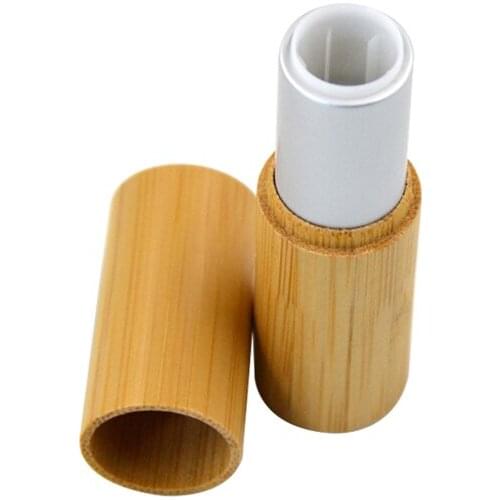 Wholesale lipstick tube bulk 3ml 5ml bamboo lipstick tube container lipstick tube packaging