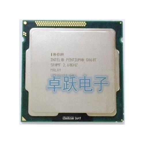 Intel G860T CPU Processor 2.6GHz LGA 1155 35W 32nm Dual Core scrattered pieces free shipping