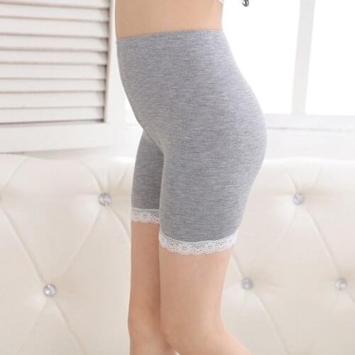 Baby Girls Lovely Lace Design Calf-Length Pants Cotton Stretch Summer Shorts Leggings 3-9T Cute Toddler Girl Short Pants