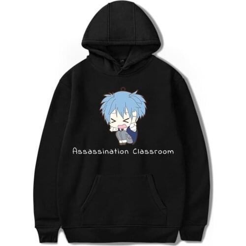 Assassination Classroom Korosensei Anime Hoodie Long Sleeve Men And Women Pullover Sweat Hoodie Fashion Sweatshirt Autumn Casual