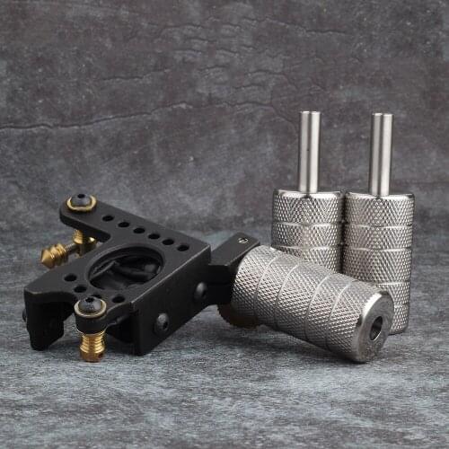 YILONG 1PCS Stainless Steel Tattoo Grip 25MM With Back Stem Professional Tattoo Machine Grips Tubes Tips Tool Free Shipping