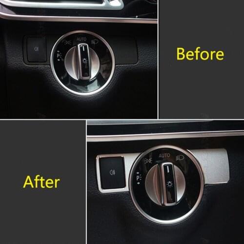 Replacement Button cover 2pcs Trim For Mercedes Benz ML W166/GL X166 2012-2015 Aluminum Alloy Silver Accessory