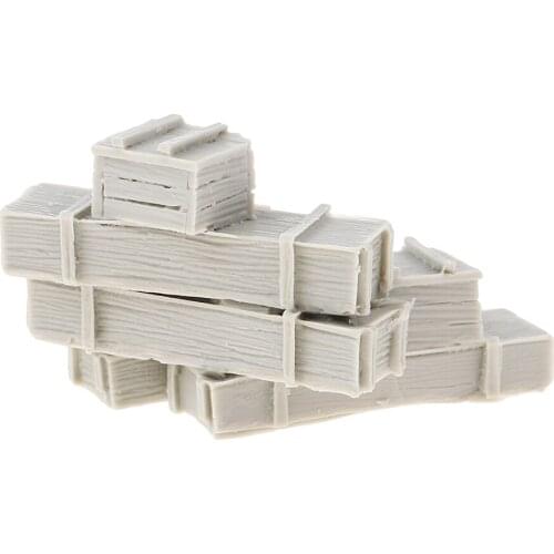 1/35 Scale WWII Army Cargo Equipment Crate (6) Mini Resin Figure Unpainted