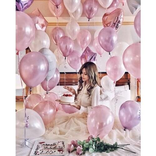 10pcs/lot Latex Balloons 12 inch Party Balloon Decorations Great for Birthday Party Anniversary Celebration Wedding Supplies