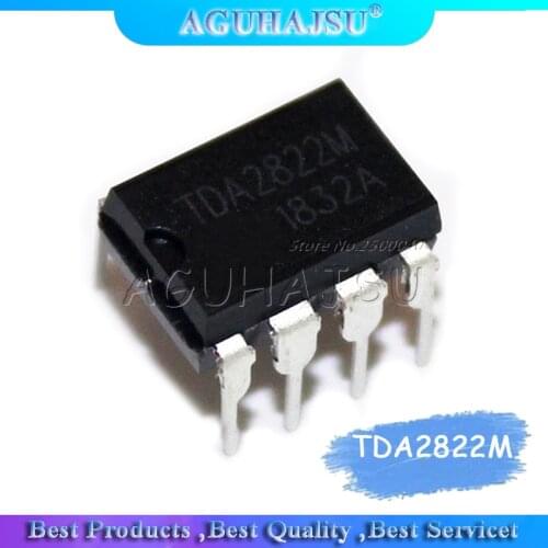 10PCS TDA2822M DIP8 TDA2822 DIP 2822M DIP-8 new and original IC