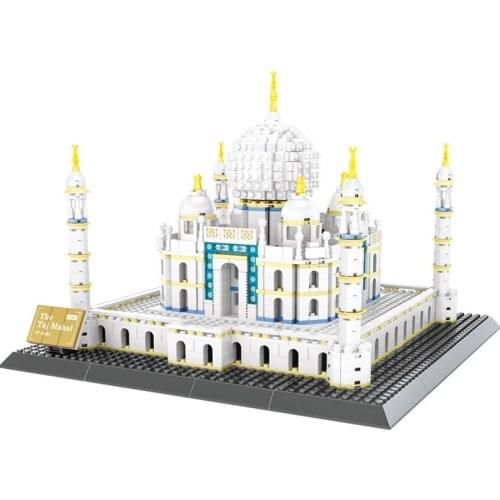 1505 Pcs Architecture Series India Taj Mahal Building Blocks Sets Bricks Classic City Skyline Model Toys For Kids MOC Collection