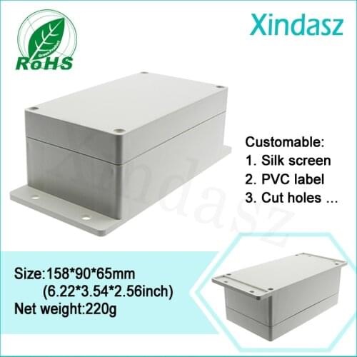 5pcs/lot) hot sale XD0101018 plastic electrical distribution boxes wall mounting 158*90*65mm free shipping