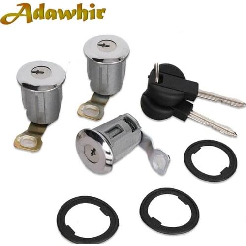 9170G3 252522 LEFT RIGHT DOOR LOCK CYLINDER WITH 2 KEYS FOR CITROEN BERLINGO XSARA PICASSO FOR PEUGEOT PARTNER