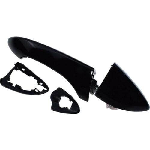 AU04 -Car Glass Black Front/Rear Right Side Outside Outer Door Handle For-BMW X5 E53 51218257738