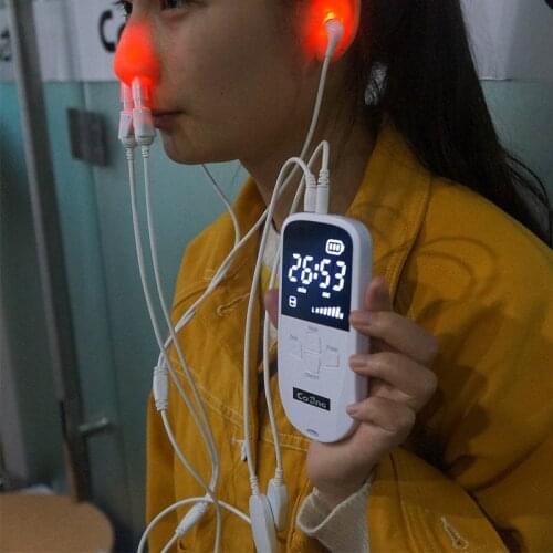 Automatic Low Level Laser Treatment Instrument Rhinitis Sinusitis Cure Therapy Nose Treatment Laser Health Care