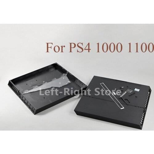 Full Housing Case For PS4 Console Black Color For PS4 Console Housing Case House Shell Have Logo PS4 1100 1000