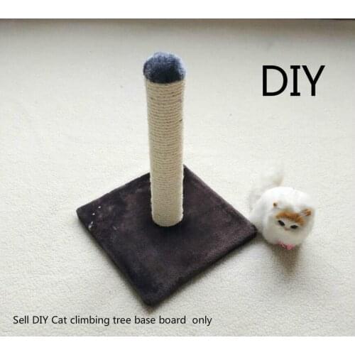 DIY cat climbing tree accessories , cclimbing tree velvet base board for making cat tree cat nest plank