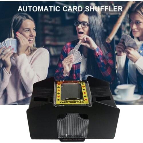 Electric Automatic Playing Cards Shuffler For Board Game Poker Decks Casino Robot Card Shuffling Machine Poker Tool