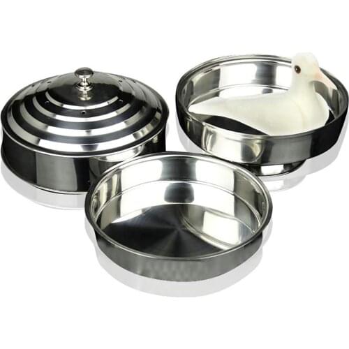 Fire Dove Pan Fire Dove Pan Double Load Magic Tricks Silver Double Layer Stage Magic Appearing Tricks Illusion Accessories