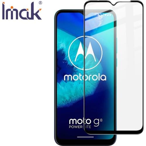 Imak Pro+ Full Screen Glue Tempered Glass Protective For Motorola Moto G8 Power Lite oleophobic