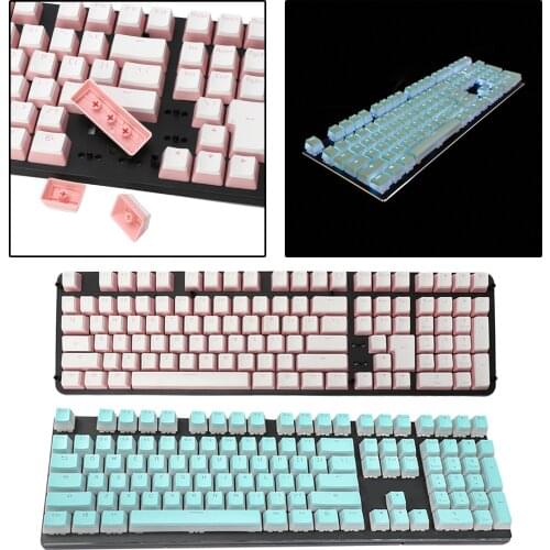 Pudding Keycaps Game Key Caps Replacements for Cherry MX Mechanical Keyboard