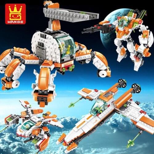 Series Super Clan Robot Gripper Building Blocks Model Set For Children Educational Compatible With 55171