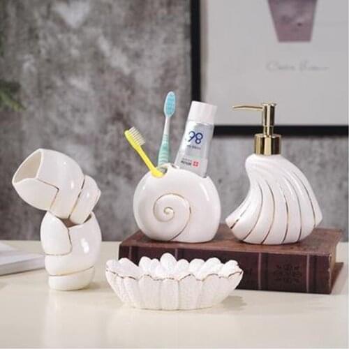 Creative American fashion ceramic crafts, bathroom supplies, dental appliances, mouthwash cups, wash trays