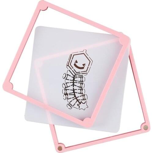 Fixed frame of icing biscuit printing mold