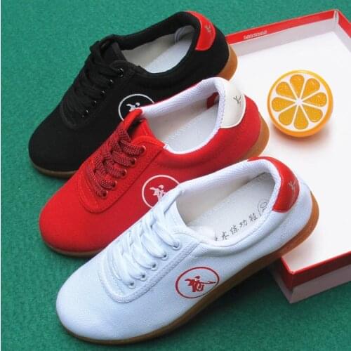 Wushu Shoes Men Women Park Square Tai Chi Shoes Sneakers Boys Martial Arts Adult Kung Fu Flats Shoes Boxing Shoes