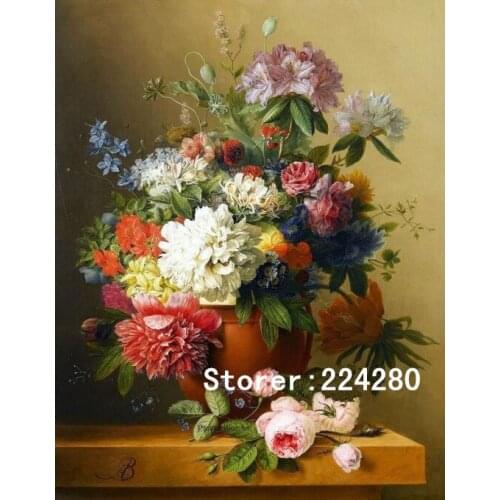 Flowers European Still life Needlework,Cross stitch,14CT Unprinted Embroidery kits Art Cross-Stitching,DIY Handmade Decor