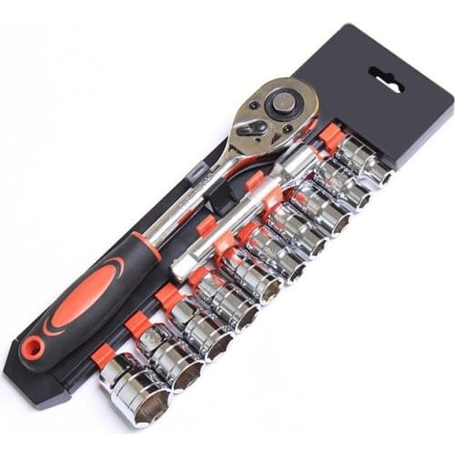 Green Forest Ratchet Socket Wrench Set Wrench Multi-Function Outer Hexagon Wrench Quick Wrench Casing Set